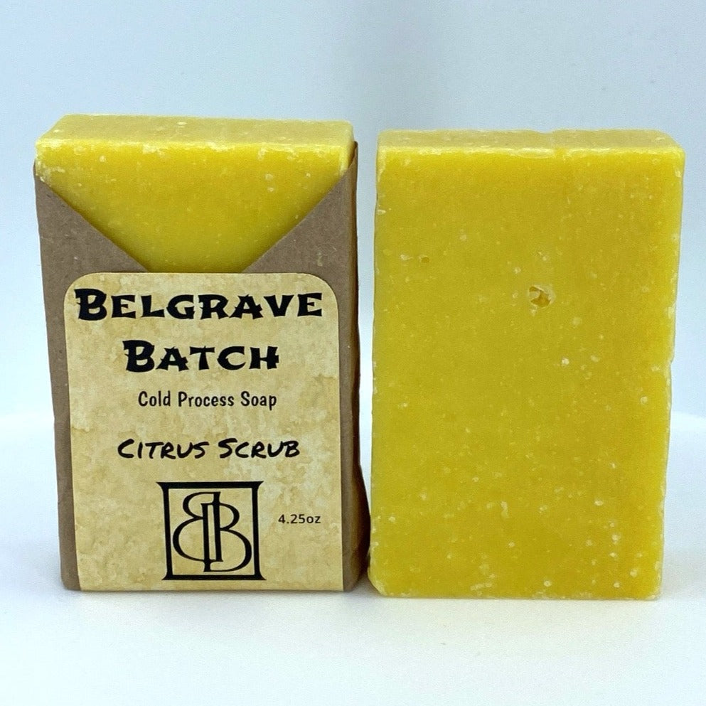 Citrus Scrub Cold Process Soap