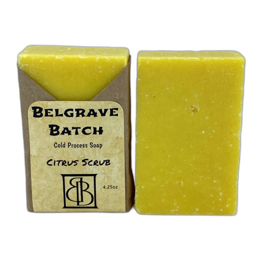 Citrus Scrub Cold Process Soap